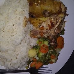 A picture of Oven grilled chicken.