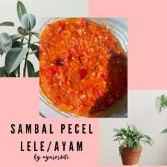A picture of Sambal pecel lele/ayam.