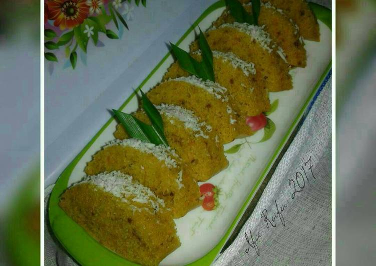 Resep Bolu Kukus Wortel (No Mixer) Sederhana Untuk Jualan