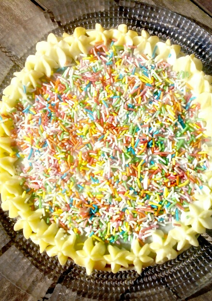 Una foto de Nude cake de chocolate y vainilla