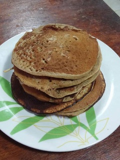 Una foto de Pancakes de chocolate
