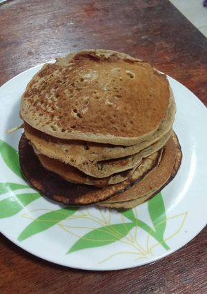 Una foto de Pancakes de chocolate