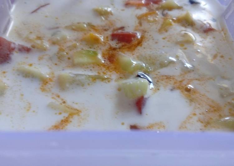 Easiest Way to Autumn Eating on a Dime Tomato and Cucumber kichadi