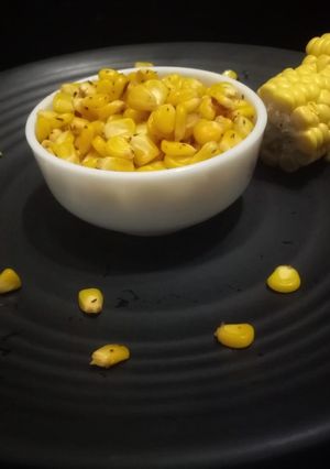 A picture of Italian Corn Chaat.