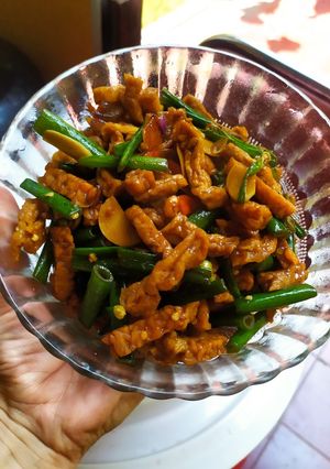 Foto resep Tumis tahu tempe & bunga bawang