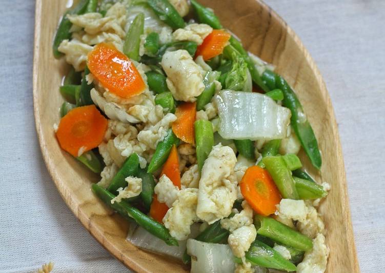 Resep Tumis Putih Telur, Enak Banget