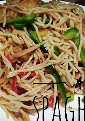 A picture of Spaghettis.