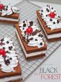 Black forest Cake Slice - Bolu Cokelat Potong