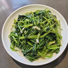 A picture of Sauteed Water Spinach.