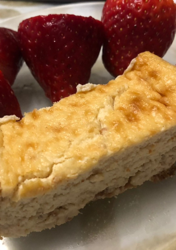 Una foto de Tarta de queso sin azúcar