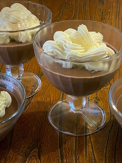 Una foto de Copa de chocolate y nata