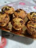 Muffin con gocce di cioccolato
