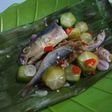 Ikan asin bakar sambel belimbing wuluh