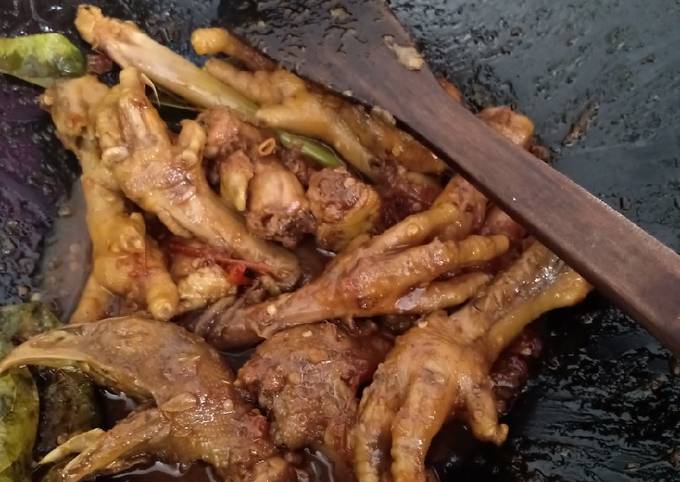 Anti Ribet, Memasak Gongso Kepala dan ceker ayam Irit Anti Gagal