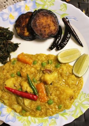 A picture of Bhuna Oats Khichdi.