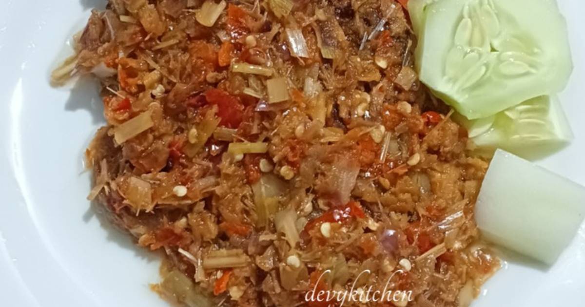 Resep 1008 Mujaer Sambal Serai Rasanya Maknyus