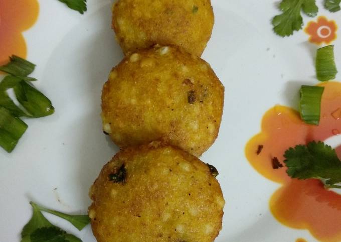 Easiest Way to Prepare Perfect Sabudana - banana tikki