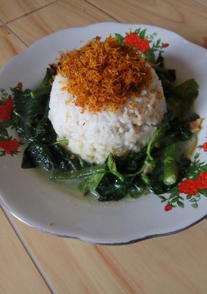 Foto resep Bobor bayam kacang