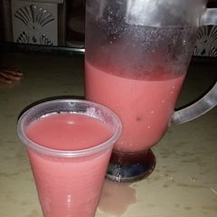 A picture of Green gauva and ginger juice.