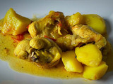 Conejo al azafrán