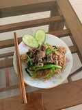 Stir-Fried Pho Noodles with Beef and Chinese Broccoli