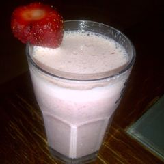 A picture of Soy milk smoothie.