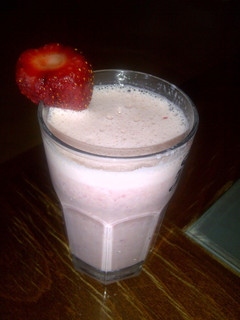 A picture of Soy milk smoothie.