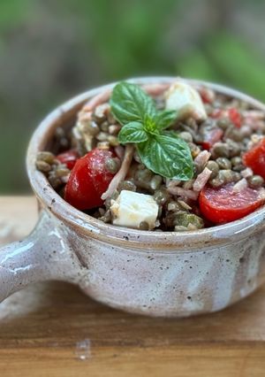 Une photo de Salade de lentilles