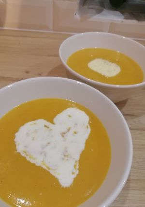 Une photo de Soupe butternut / pâtisson