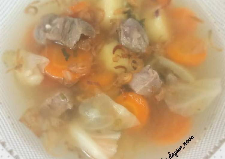 Resep Sup daging bening yang Sempurna