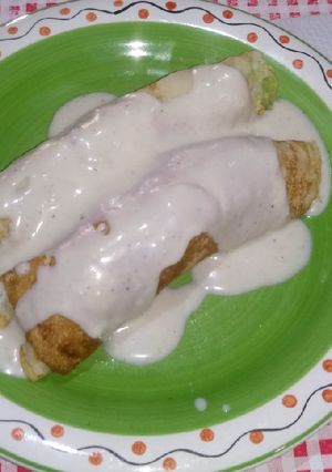 Una foto de Canelones panquis