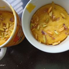 A picture of Mango Pistachio Mug cake.