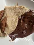 Creamy Plantain & chocolate pudding