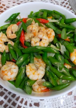 Foto resep Tumis Buncis Udang Saos Tiram