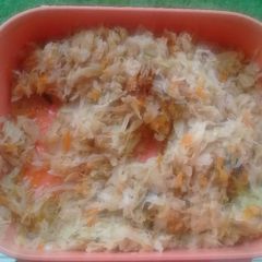 Fried cabbage A picture of Fried cabbage.