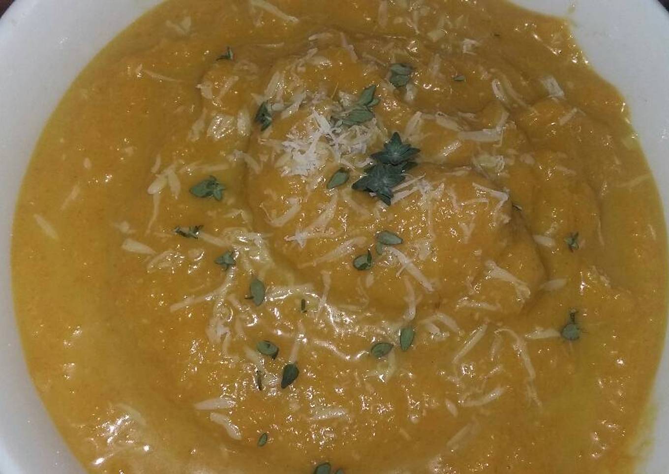 Sopa crema de calabazas