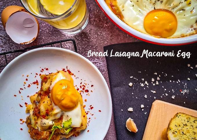 Resipi Bread Lasagna Macaroni Egg Oleh Kitchen Usna Cute Cantik è¾›èƒ¡æ€å¨œ Cookpad