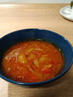 Una foto de Sopa agripicante de tomate