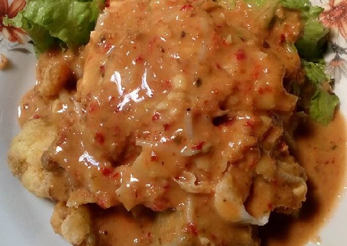 Resep Gado-gado bumbu pecel Anti Gagal