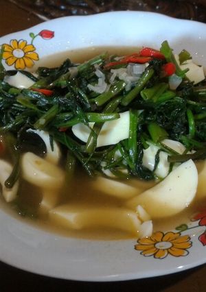 Foto resep Tumis kangkung putih telur