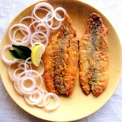 A picture of Bombil/Bombay Duck Fry.