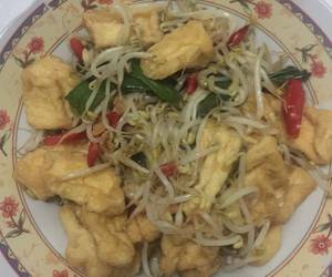 Resep mudah Oseng tahu toge Enak Sempurna