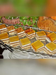 عکسی از دستور چیزکیک با بیسکوییت بدون کره 🌸