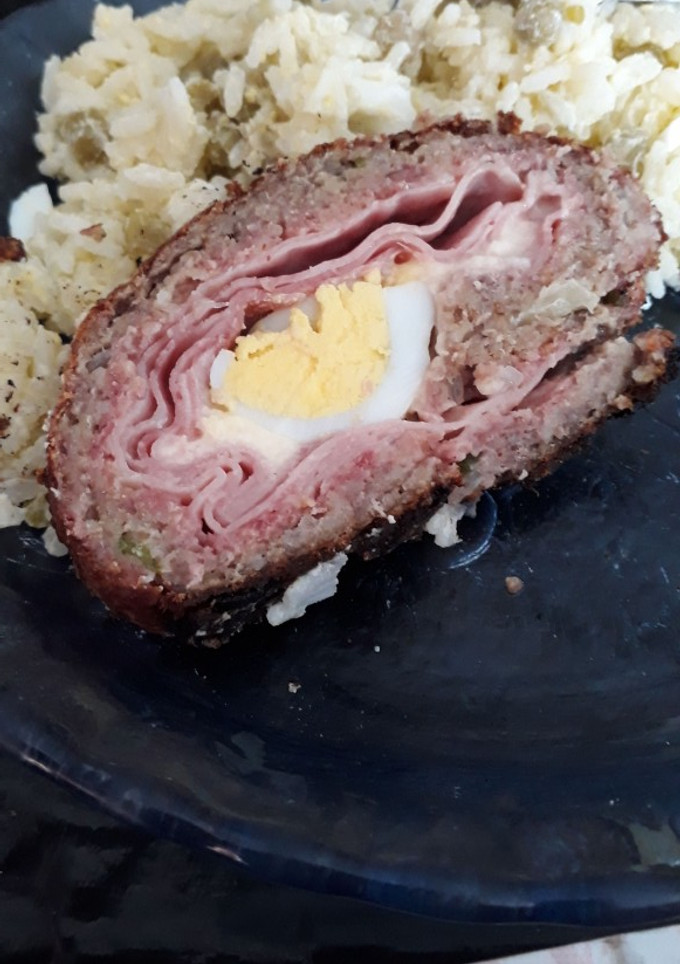Una foto de Pan de carne relleno
