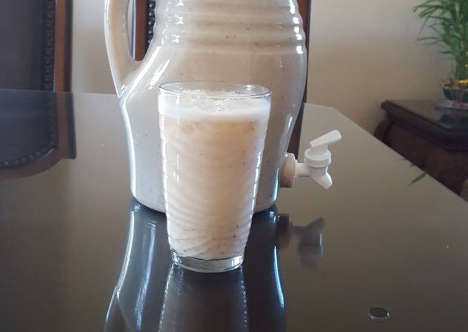 Agua fresca de horchata con melón, arroz y avena Receta de   Cookpad