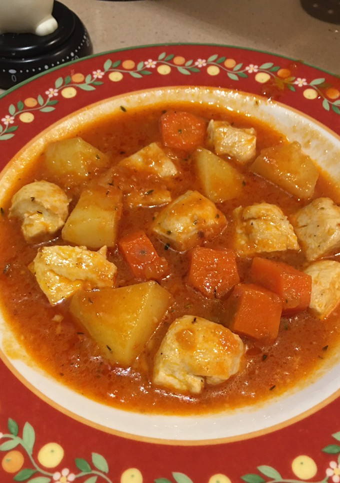 Una foto de Ragú de pollo