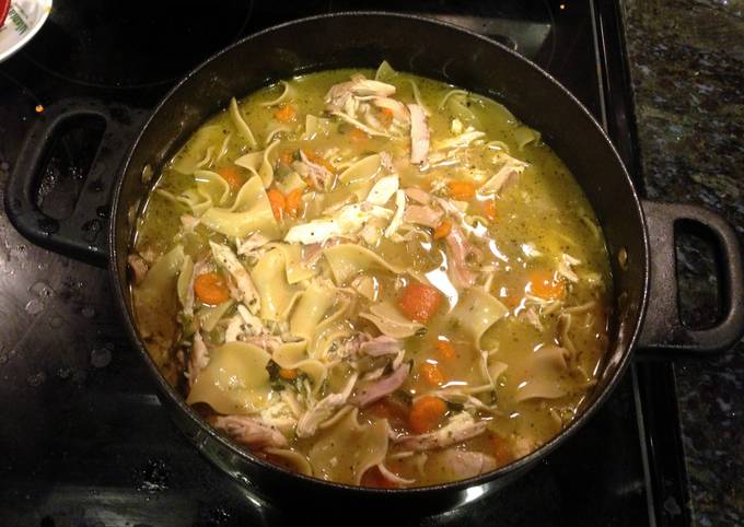 Easiest Way to Prepare Speedy Homemade Chicken Noodle Soup