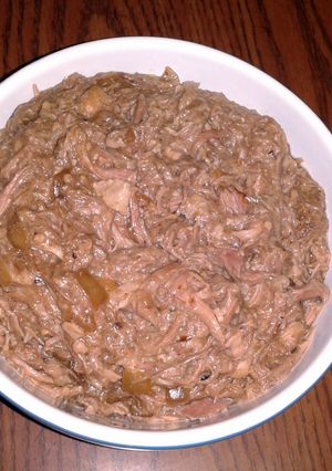 A picture of sarah's pulled pork.