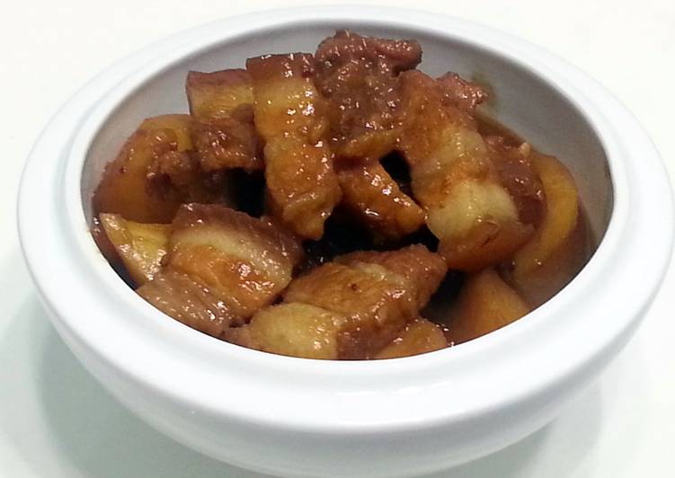 Recipe of Pork Belly Pongteh Peranakan Traditional Dish