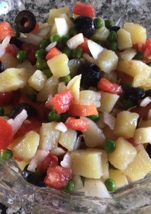Una foto de Ensalada primavera